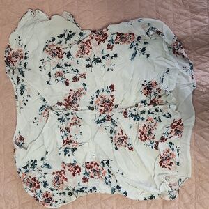 3/20 White matrices blouse